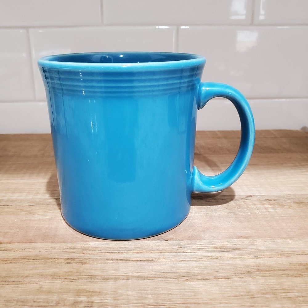 RETIRED Fiestaware Peacock Java Mug Fiesta